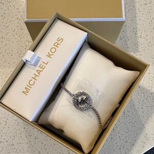 Michael Kors Silver Charm Bracelet
